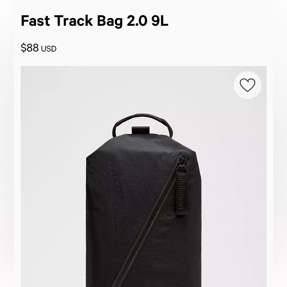 lululemon athletica Black Toiletry Bag - Picture 1 of 6